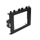 Einbaurahmen 2-DIN VW Polo/T6.1, schwarz Einbaurahmen 2-DIN VW Polo/T6.1, schwarz