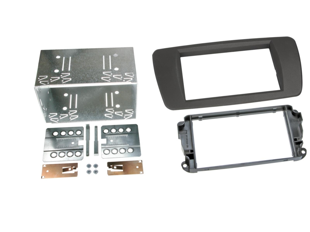 Einbaurahmen 2-DIN Seat Ibiza, tuam grey