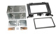 Einbaurahmen 2-DIN Mercedes/VW Gummioberfläche Einbaurahmen 2-DIN Mercedes/VW Gummioberfläche