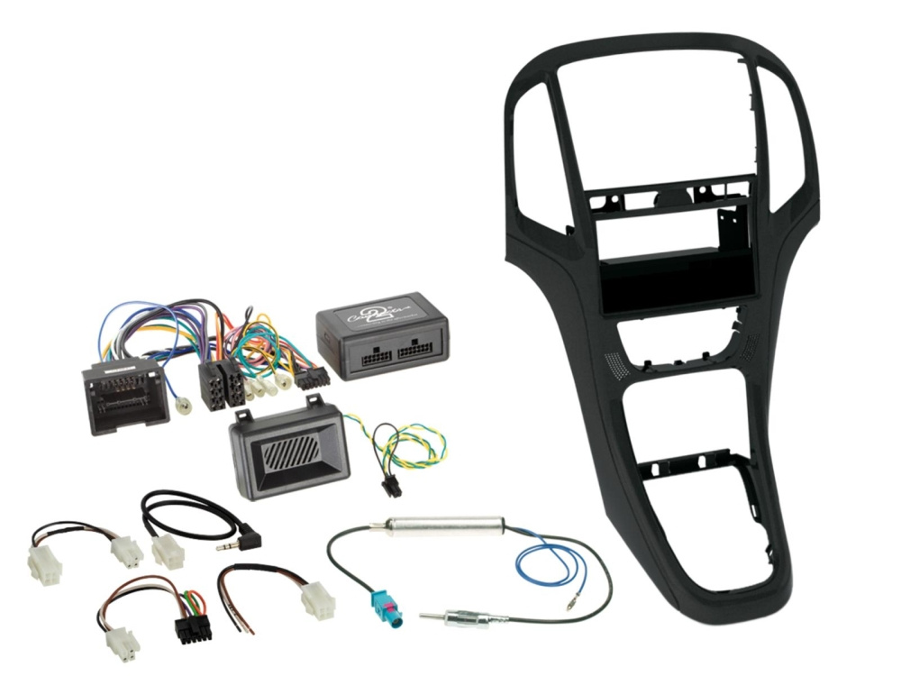 1/2-DIN Einbauset mit Ablagefach Opel Astra J