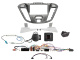 2-DIN Kit Ford Custom 2012-2016, phoenix silver 2-DIN Kit Ford Custom 2012-2016, phoenix silver