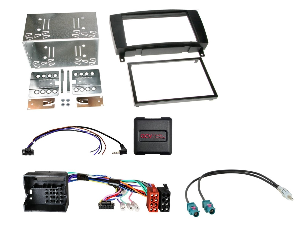 ACV Einbaukit 2-DIN Mercedes CLK 04/2005-01/2010