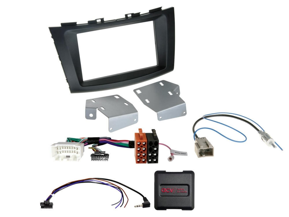 ACV Einbaukit 2-DIN Suzuki Swift, schwarz
