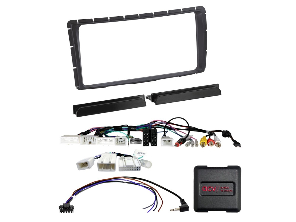 Einbaukit 2-DIN Toyota Hilux 2011-2016 Lenkradsteuerung/USB