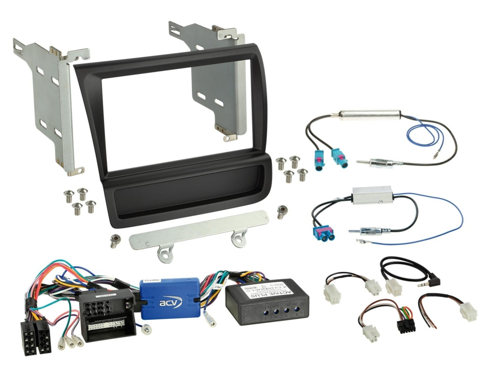 ACV Einbaukit 2-DIN Audi R8 schwarz