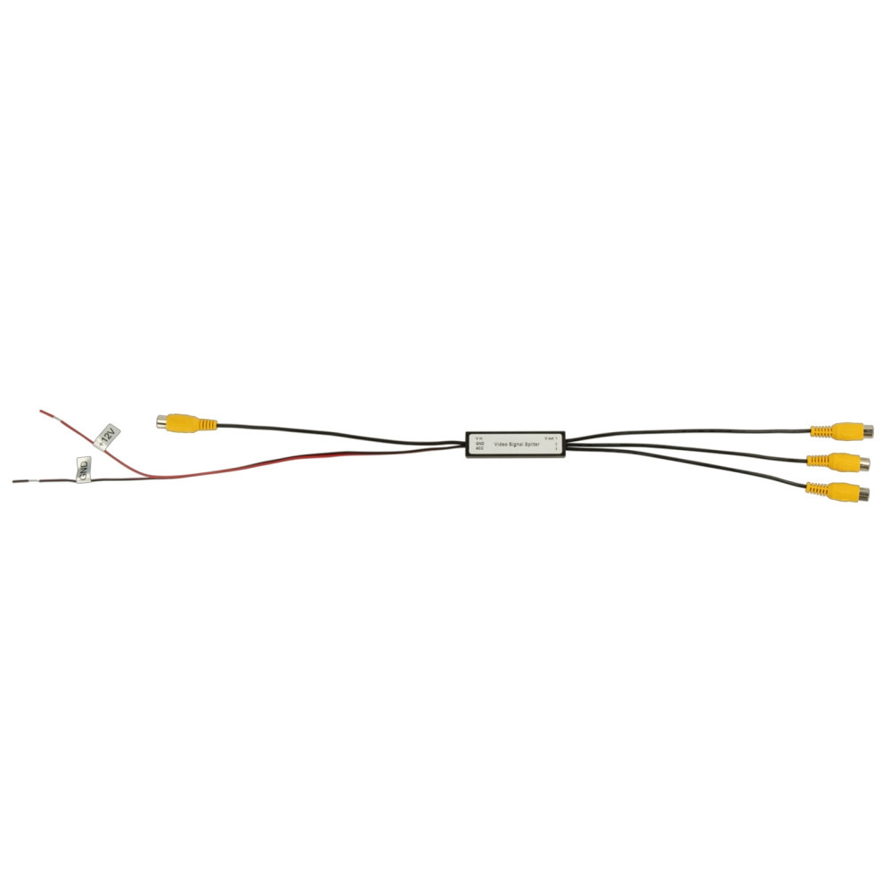 Video-Signalverstärker und Splitter 1x3 RCA