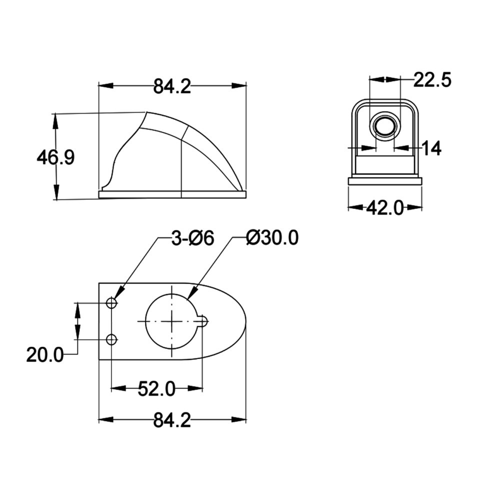 Rückfahrkamera- und Monitor-Kit 7