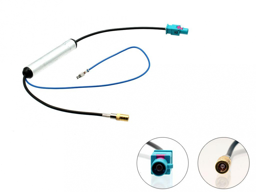Antennenadapter Fakra (Stecker)-SMB (Buchse)