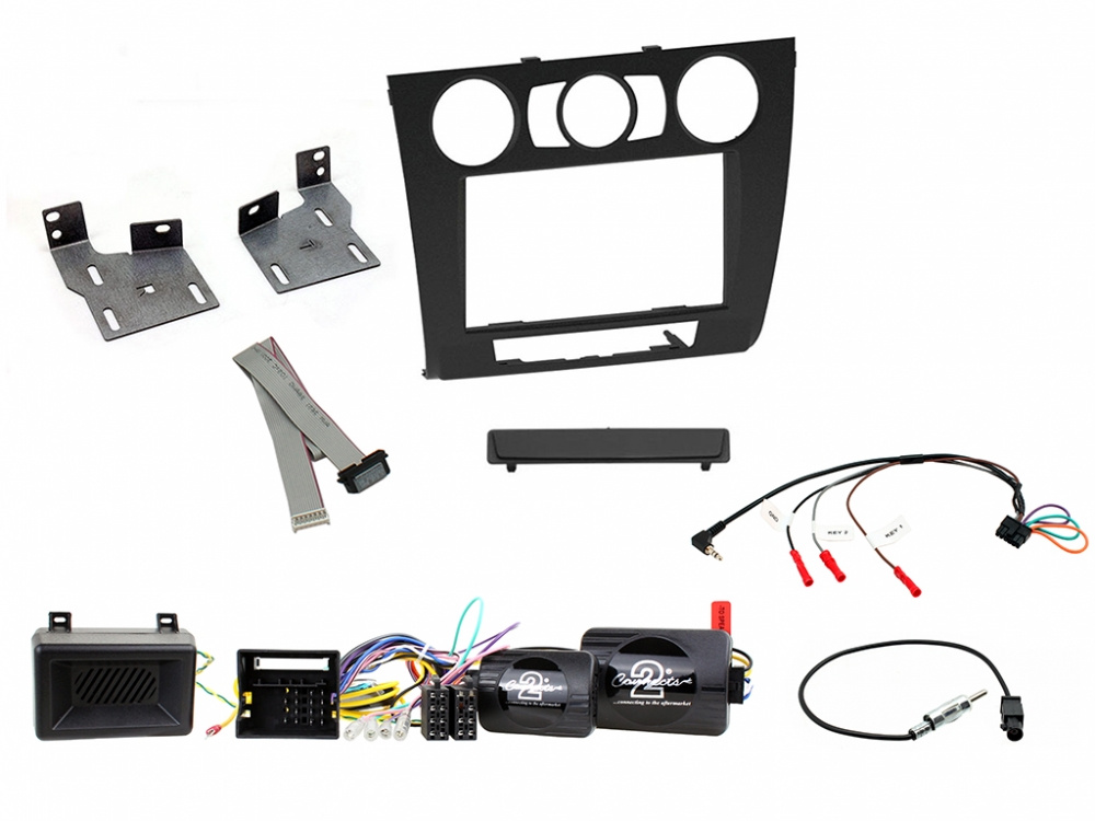 Einbauset BMW 1-Serie 2007-2013 mit manueller Klimaanlage