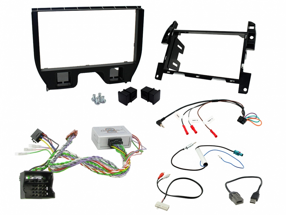 Einbauset Citroen DS3, C3 2009- mit PDC Audio, USB & AUX