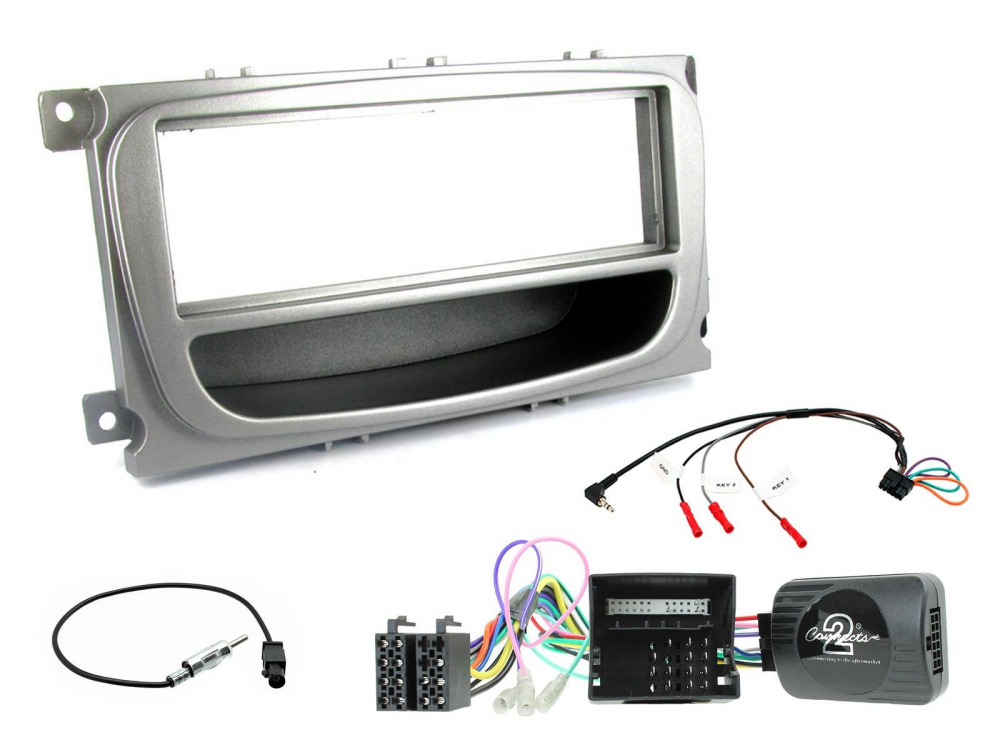 Einbauset Ford Focus/Mondeo 2007 > Silber