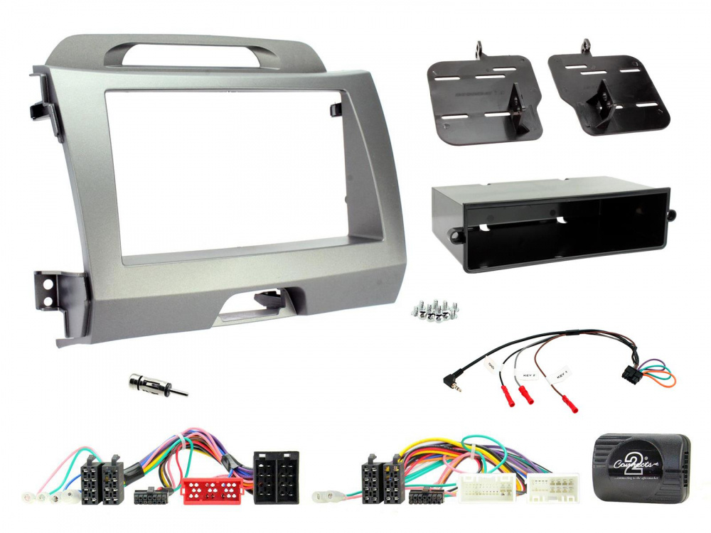 Einbauset Kia Sportage 2011 - 2015 Silber