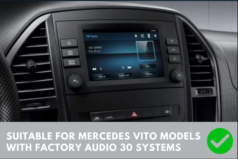 Einbauset Mercedes Vito 15 >
