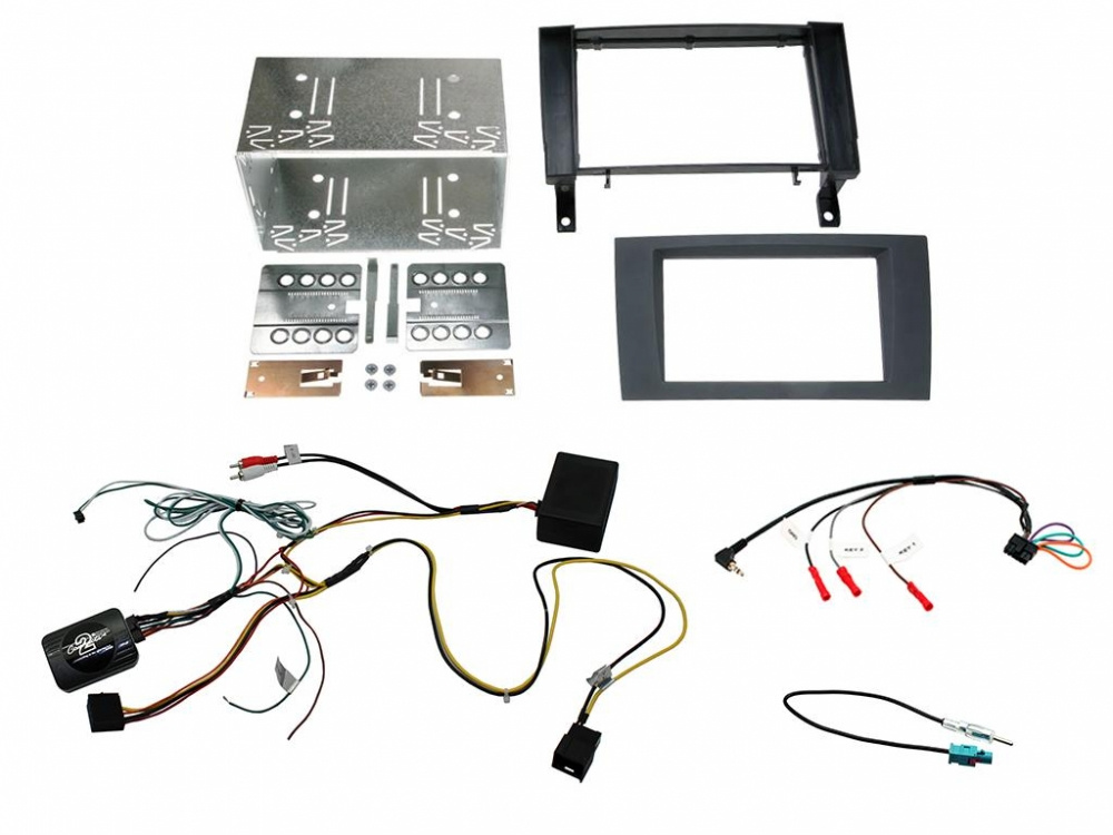 Einbauset für Doppel-DIN für Mercedes SLK 2004-2010