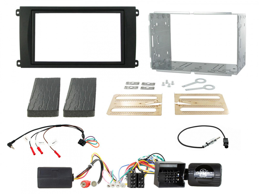 Einbaukit Porsche Cayenne aktiv / faseroptisch & PCM3 2007-2010
