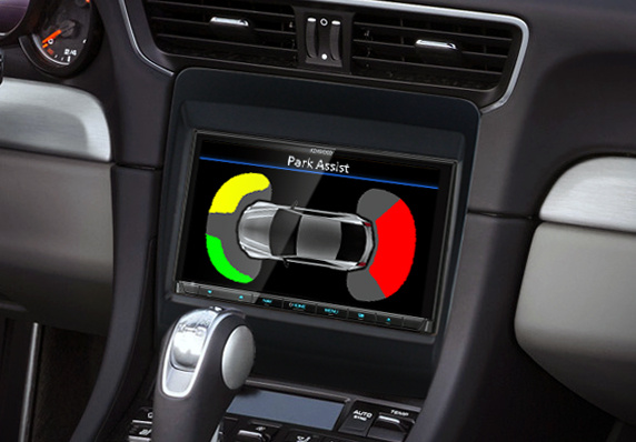 Einbaukit Porsche 911 2011-2016 mit Standard-Audio