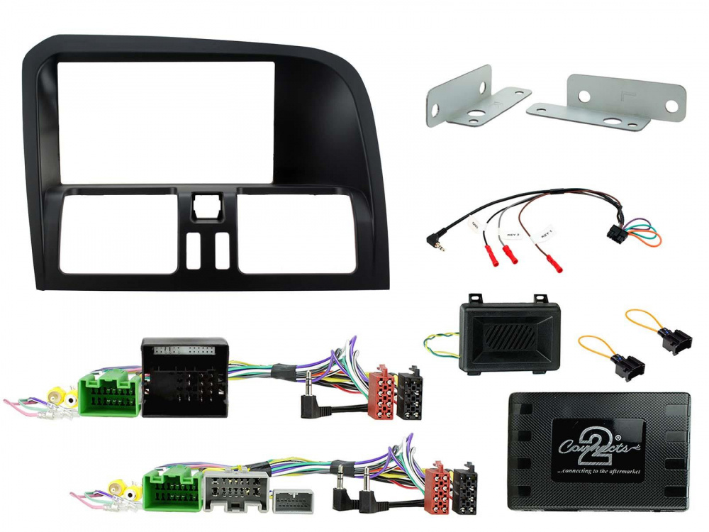 Einbausatz Volvo XC60 2008-2017 Doppel-DIN, aktives System