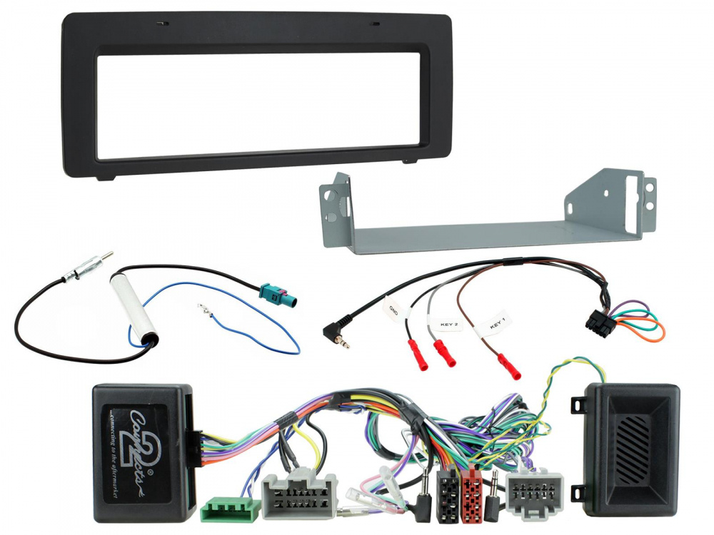 Einbaukit Volvo V70/XC70/S80 2007-2011 Einfach-DIN, Performance