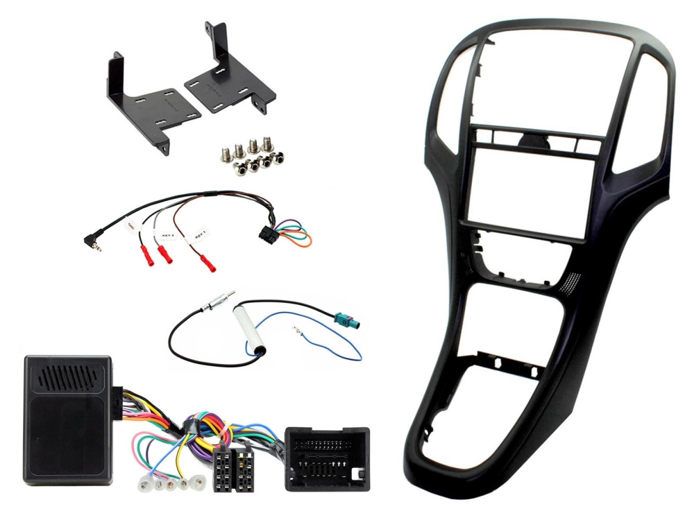 Einbaukit Opel Astra 2010> Perlenschwarz