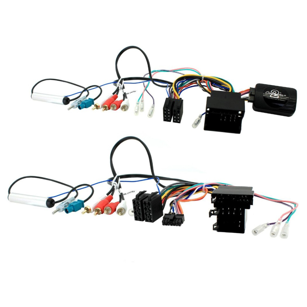 Lenkradsteuerungskabelsatz Audi inkl. Antennenadapter (Original Single-DIN & Double-DIN)