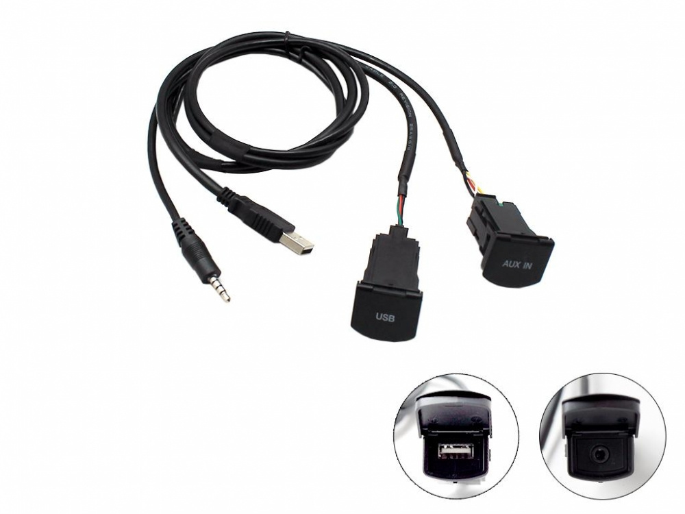 Connects2 Aux- und USB-Adapter Volkswagen Polo 14>