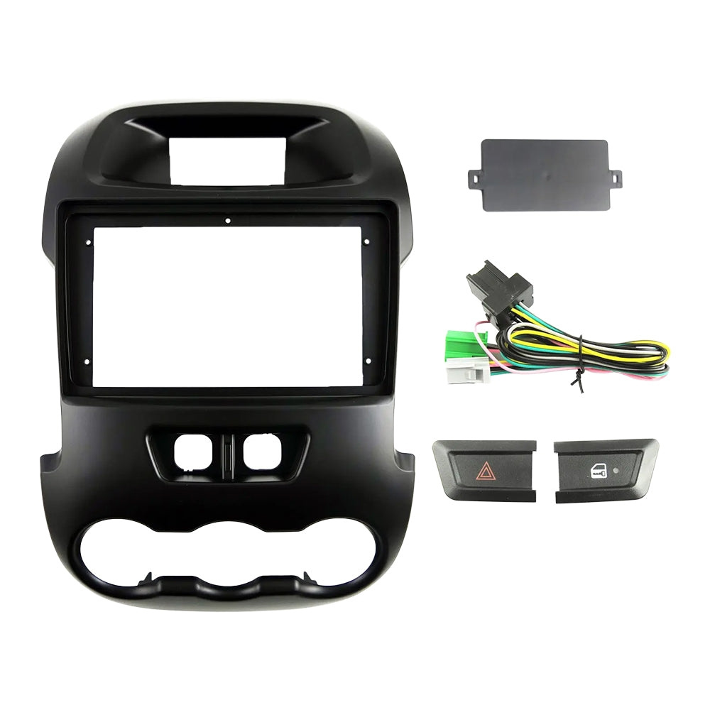 Auto-Connect Einbaukit für 9-Zoll-Autoradio, Ford Ranger 2012-2016, schwarz