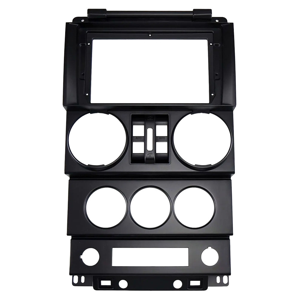 Auto-Connect Einbauset für 9-Zoll-Autoradio, Jeep Wrangler 4-Türer 2007-2010