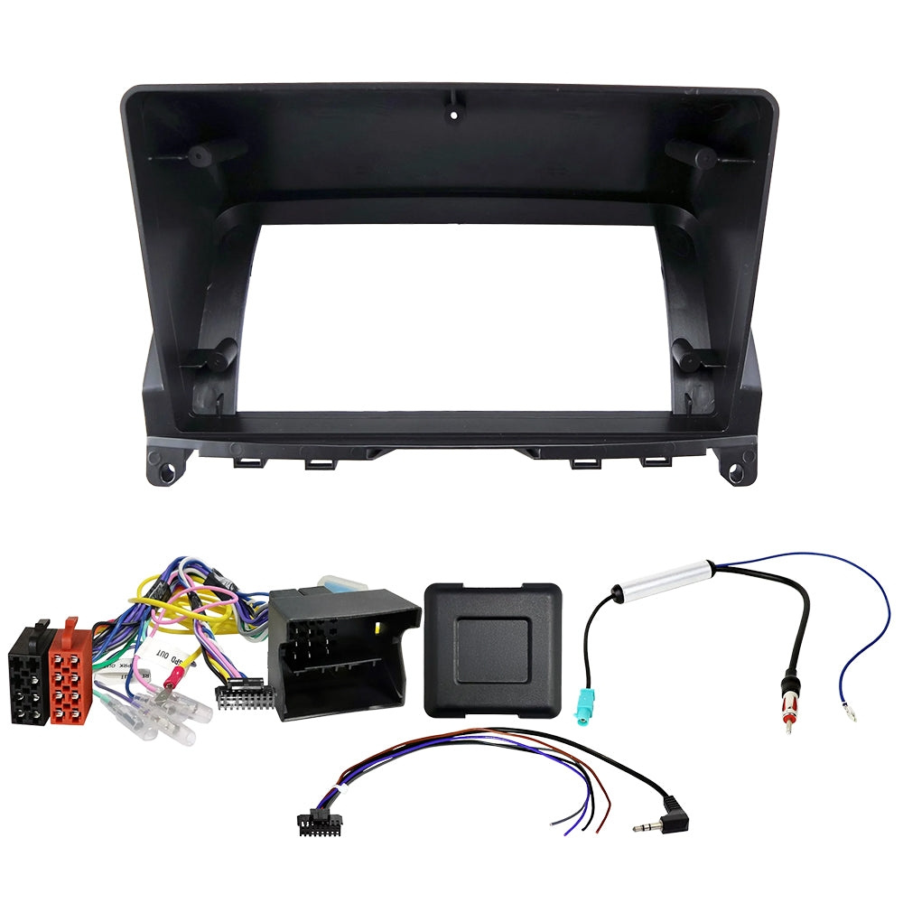 Auto-Connect Einbauset für 9-Zoll-Autoradio, Mercedes C-Klasse W204 2007-2011