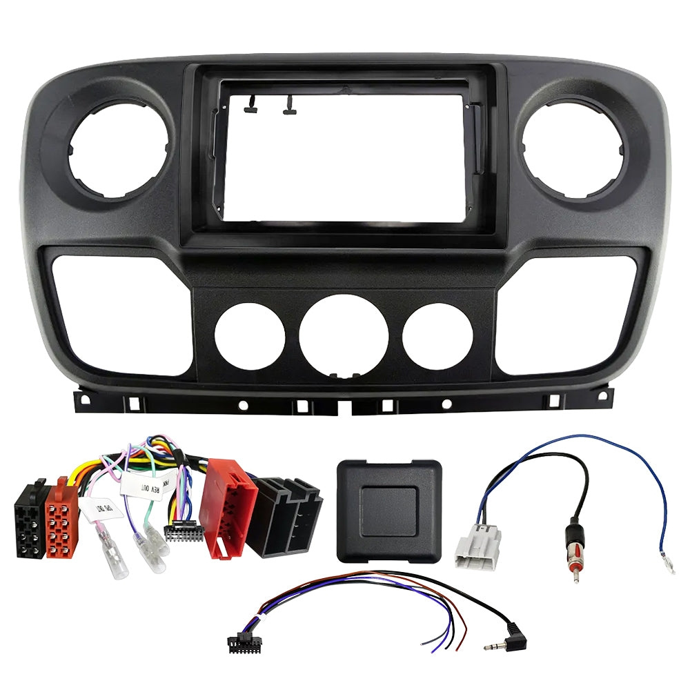 Auto-Connect Einbauset für 9/10.1-Zoll-Autoradio, Nissan NV400, Opel Movano und Renault Master