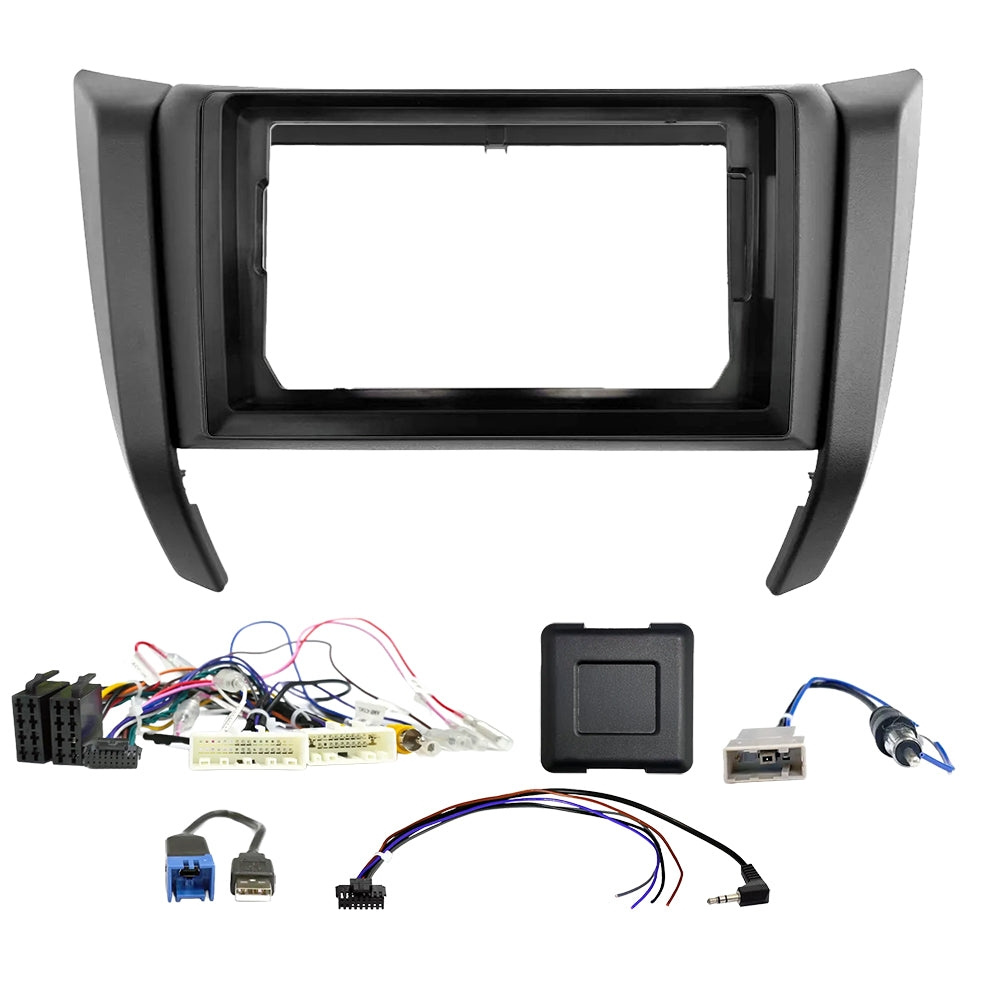 Auto-Connect Einbauset für 9/10.1-Zoll-Autoradio, Nissan Navara D23 2015-2021