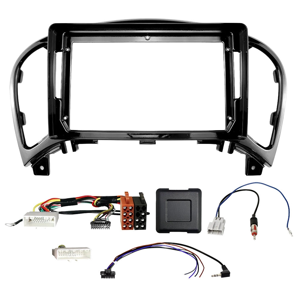 Auto-Connect Einbauset für 9-Zoll-Autoradio, Nissan Juke F15 2010-2014