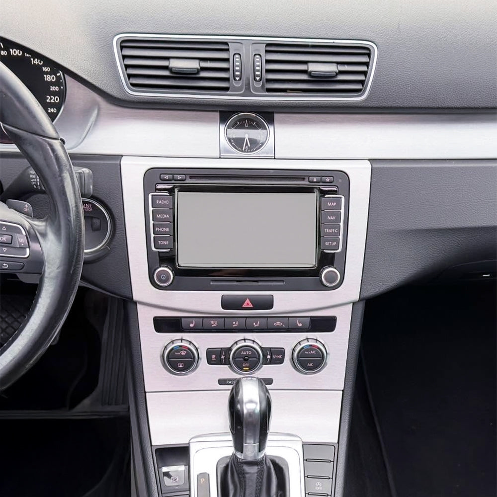 Auto-Connect Einbauset für 9-Zoll-Autoradio, Volkswagen Passat B7 2011-2015, Klimaautomatik