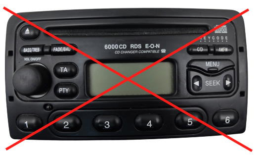 ISO-Stecker Ford 1993-2008, Mazda