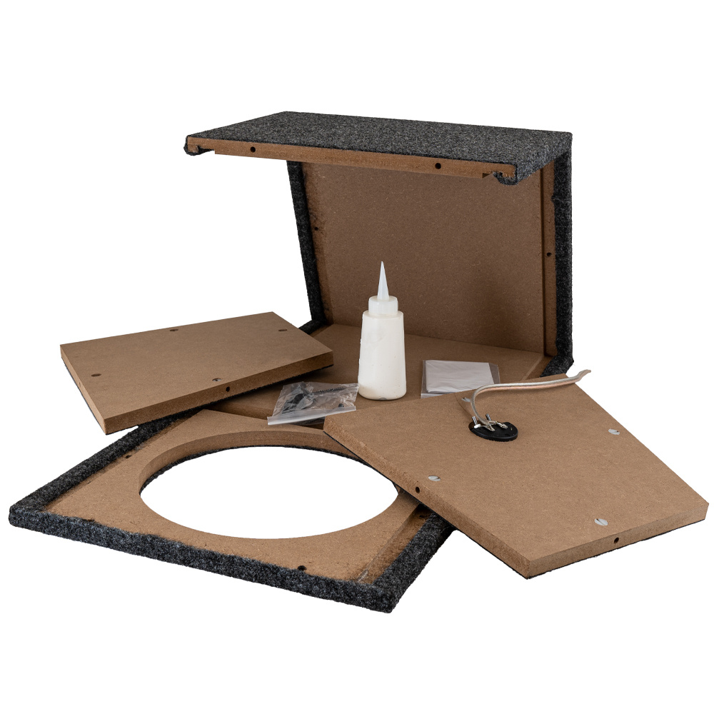 Subwoofer-Gehäuse-Montageset, unmontiertes geschlossenes 1x12