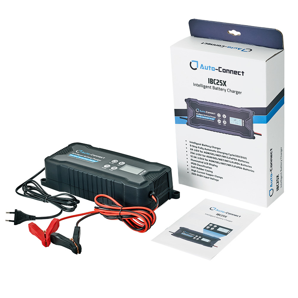 Auto-Connect IBC25X, 25A-Batterieladegerät