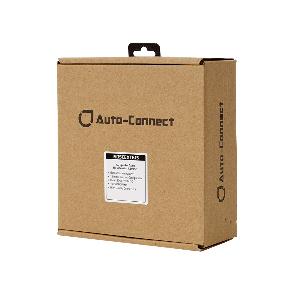 Auto-Connect ISO-ISO 6 m Lautsprecher-Verlängerung, 2x1.5mm²