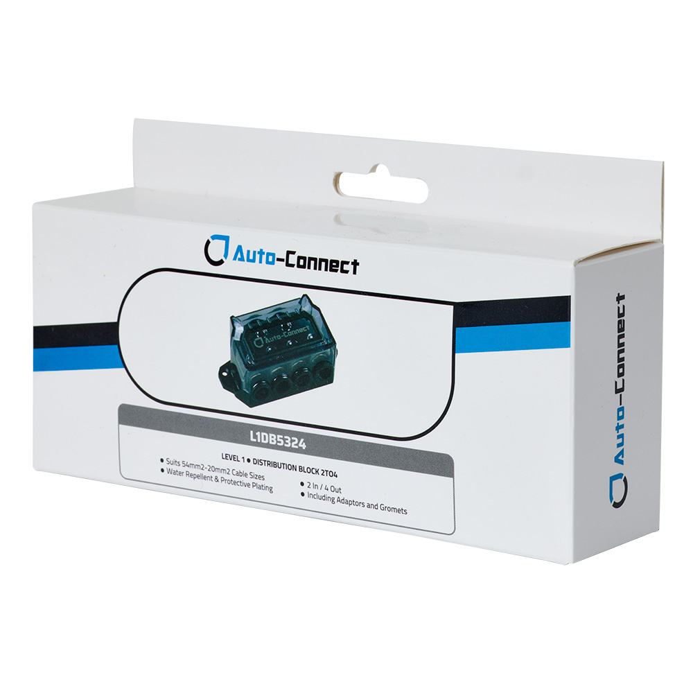 Auto-Connect L1-Verteilerblock 53 mm², 2 auf 4