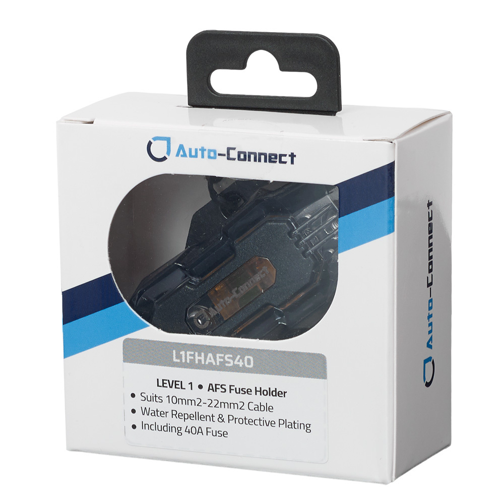 Auto-Connect AFS Level 1 Sicherungshalter mit 40A-Sicherung, 10-22mm²