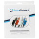 Auto-Connect 4-Kanal-koaxiales Low-Level-Kabel 5.5 Meter, Level 1 Auto-Connect 4-Kanal-koaxiales Low-Level-Kabel 5.5 Meter, Level 1