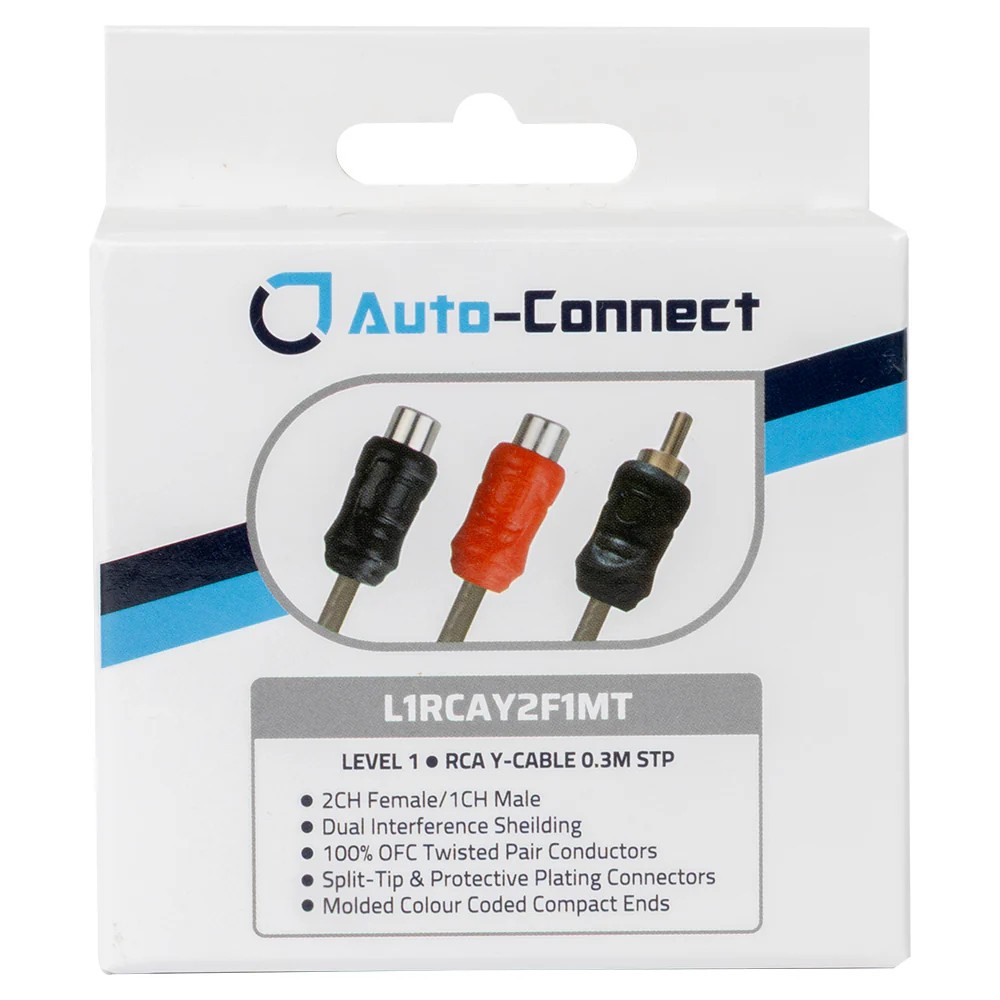 Auto-Connect verdrillter Y-Split Low-Level 2 weiblich-1 männlich, Level 1
