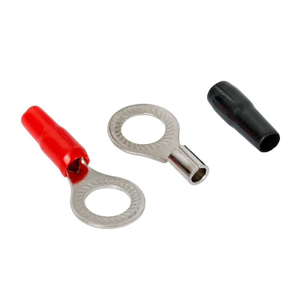 Auto-Connect rote und schwarze Ringkabelschuh M12, 10 mm²