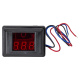 Auto-Connect rotes Voltmeter Auto-Connect rotes Voltmeter