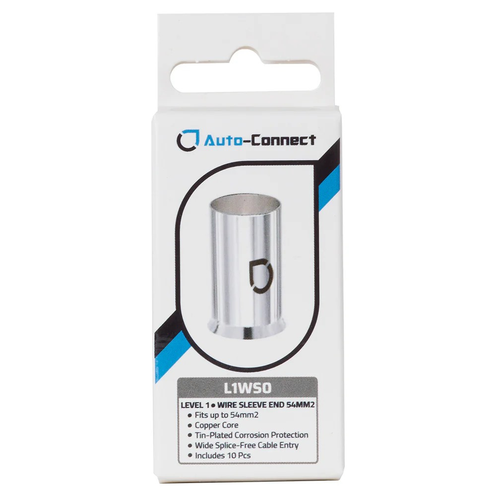 Auto-Connect L1WS0 10er-Pack Aderendhülsen, 54mm²-Kabel