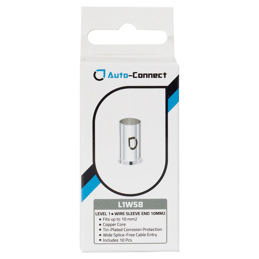Auto-Connect L1WS8 10er-Pack Aderendhülsen, 10mm²-Kabel