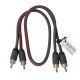 Auto-Connect verdrilltes Low-Level-Kabel 0,5 Meter, Level 2 Auto-Connect verdrilltes Low-Level-Kabel 0,5 Meter, Level 2