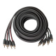 Auto-Connect verdrilltes 4-Kanal-Low-Level-Kabel 5,5 Meter, Level 2 Auto-Connect verdrilltes 4-Kanal-Low-Level-Kabel 5,5 Meter, Level 2