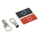 Auto-Connect rote und schwarze Rohrkabelschuh M8/M12, 21 mm² Auto-Connect rote und schwarze Rohrkabelschuh M8/M12, 21 mm²