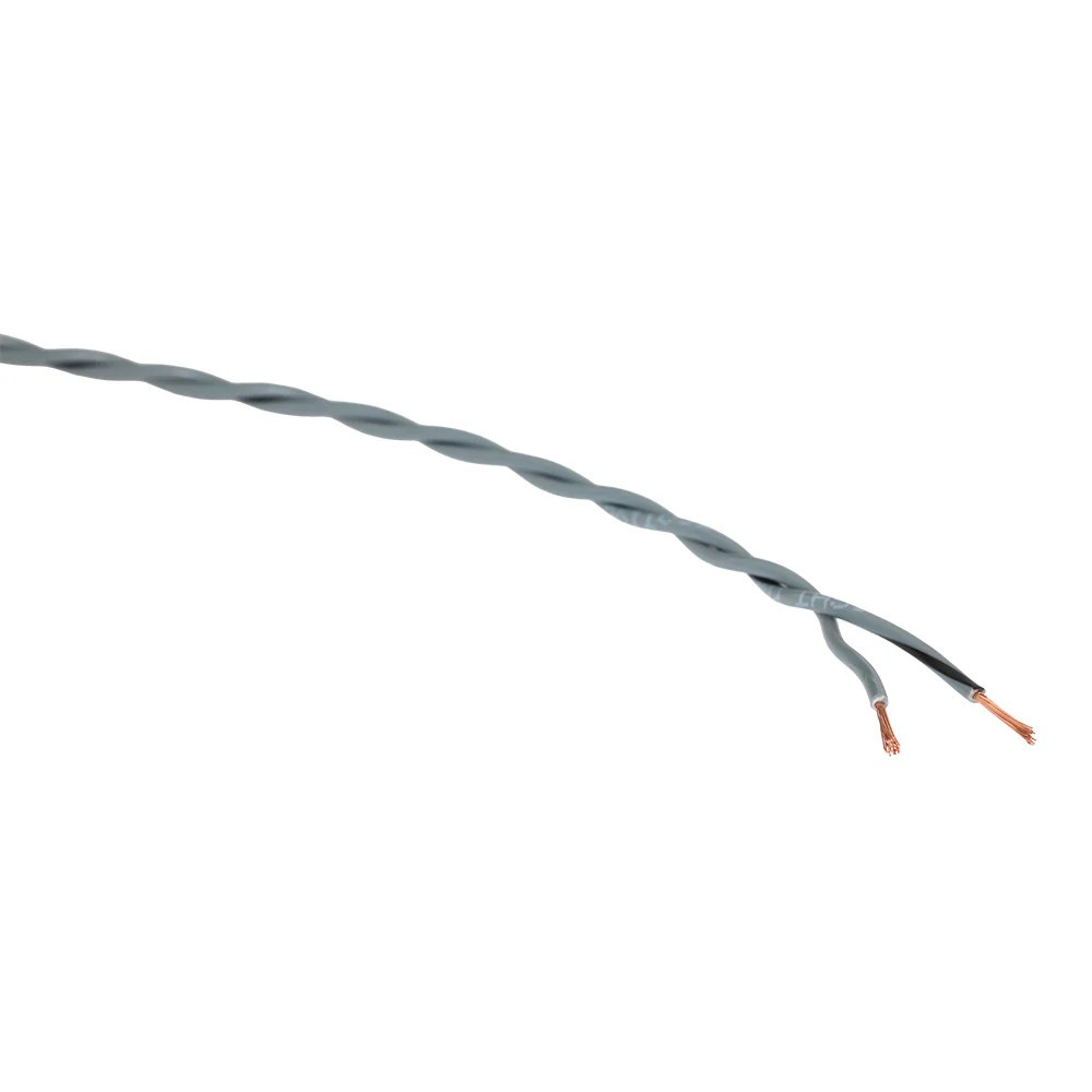 Auto-Connect verdrilltes OFC-Lautsprecherkabel 2x0.5 mm², grau, laufender Meter