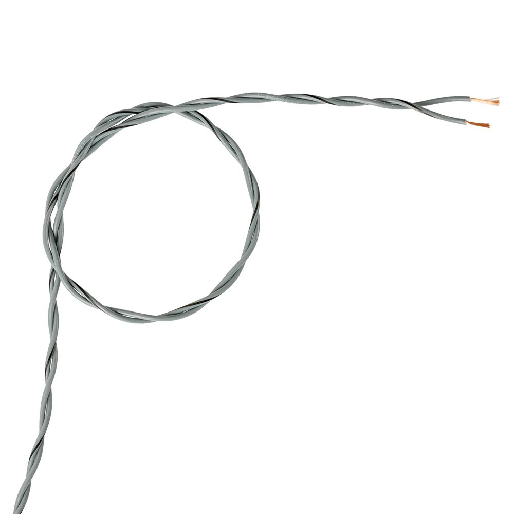 Auto-Connect verdrilltes Lautsprecherkabel 2x0.8mm² grau, Preis pro Meter