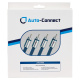 Auto-Connect verdrilltes Cinch-Kabel 3 Meter, Level 3 Auto-Connect verdrilltes Cinch-Kabel 3 Meter, Level 3